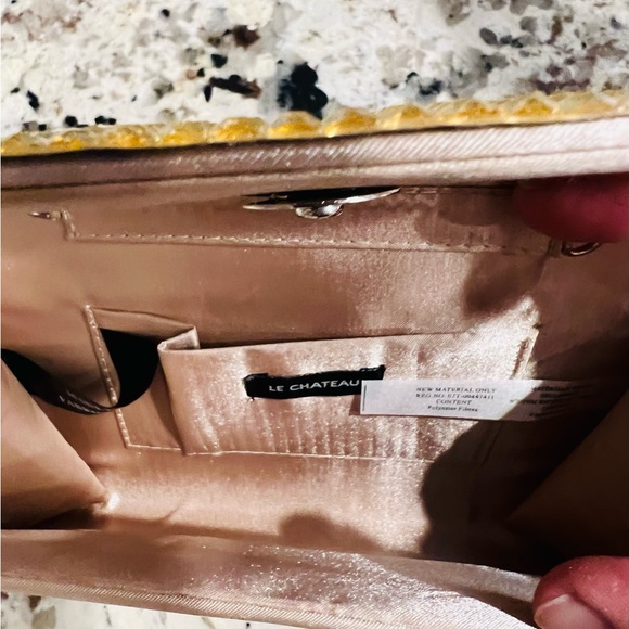 Gold embellished clutch. Le Chateau. Never used - clearly I have too many! - Picture 2 of 5